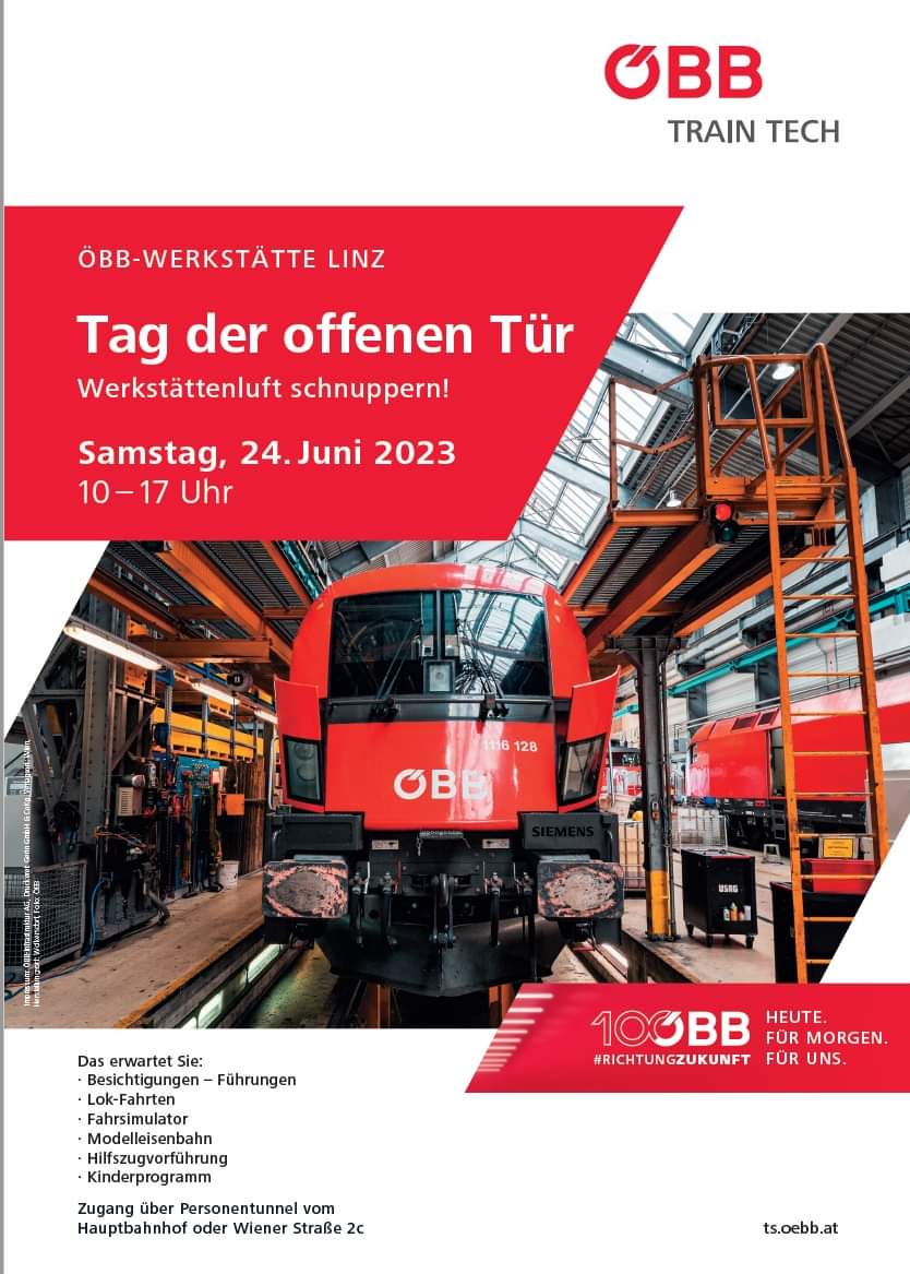 Read more about the article Tag der offenen Tür im ÖBB TS Werk Linz