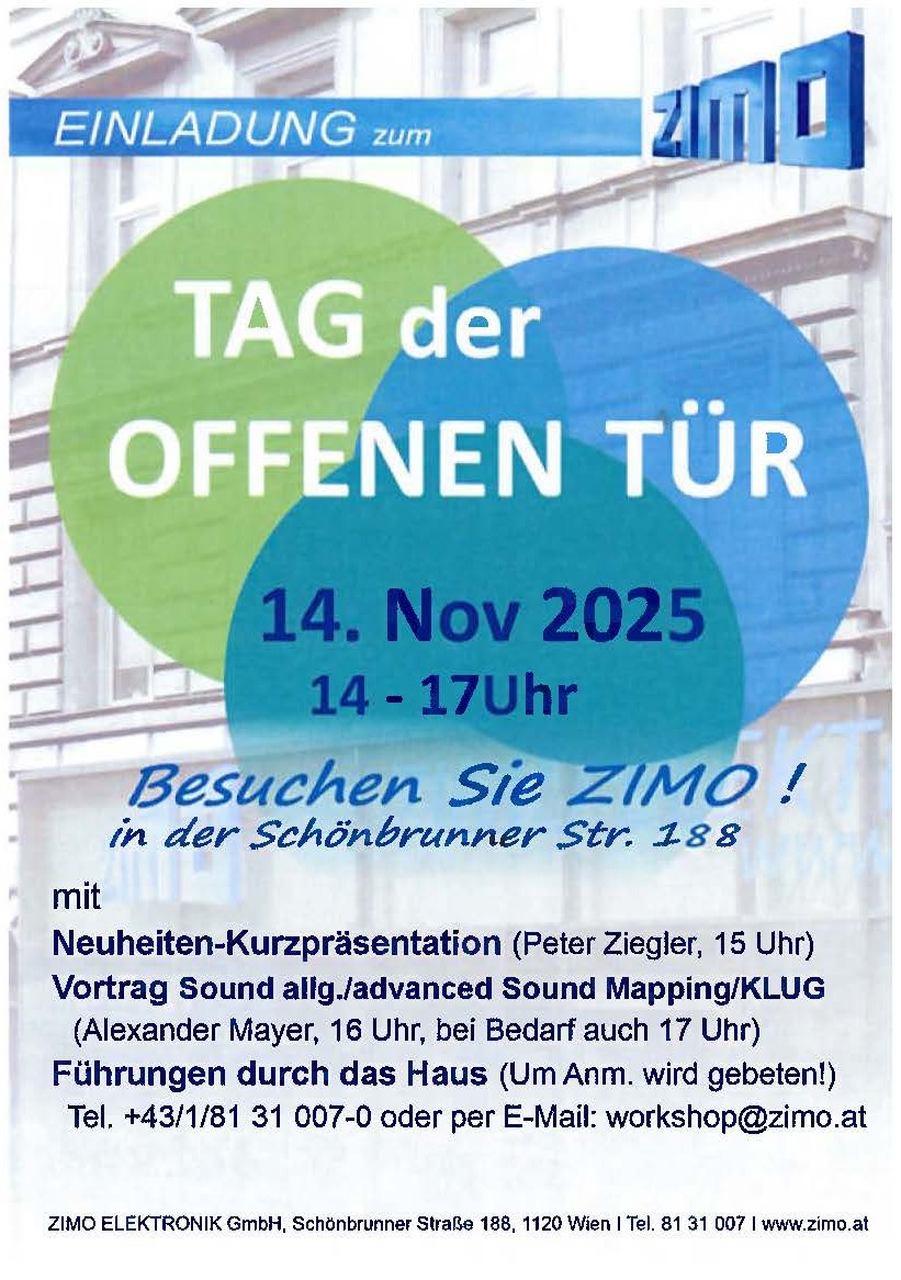 Mehr über den Artikel erfahren Tag der offenen Tür bei ZIMO